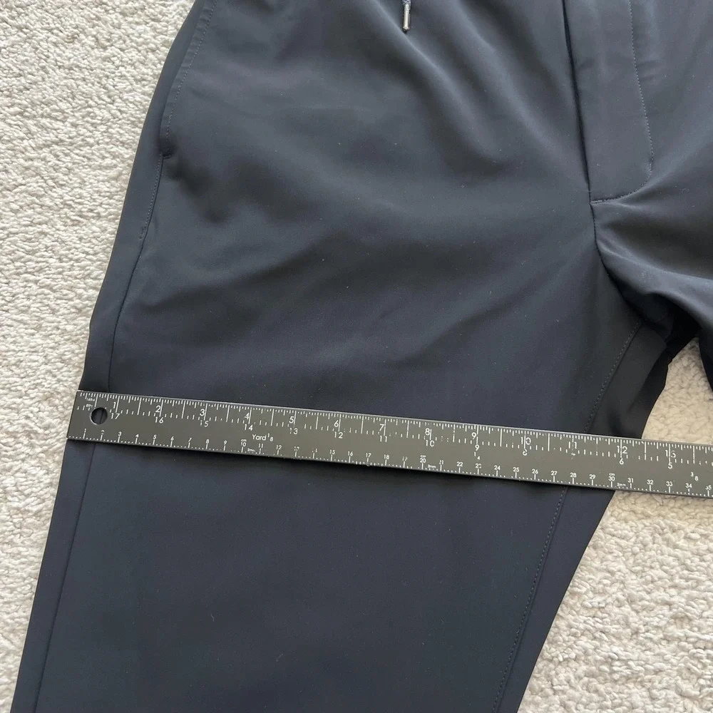 Proper Cloth Performance Jogger Pants Mens 34 Black Stretch Knit Elastic Waist